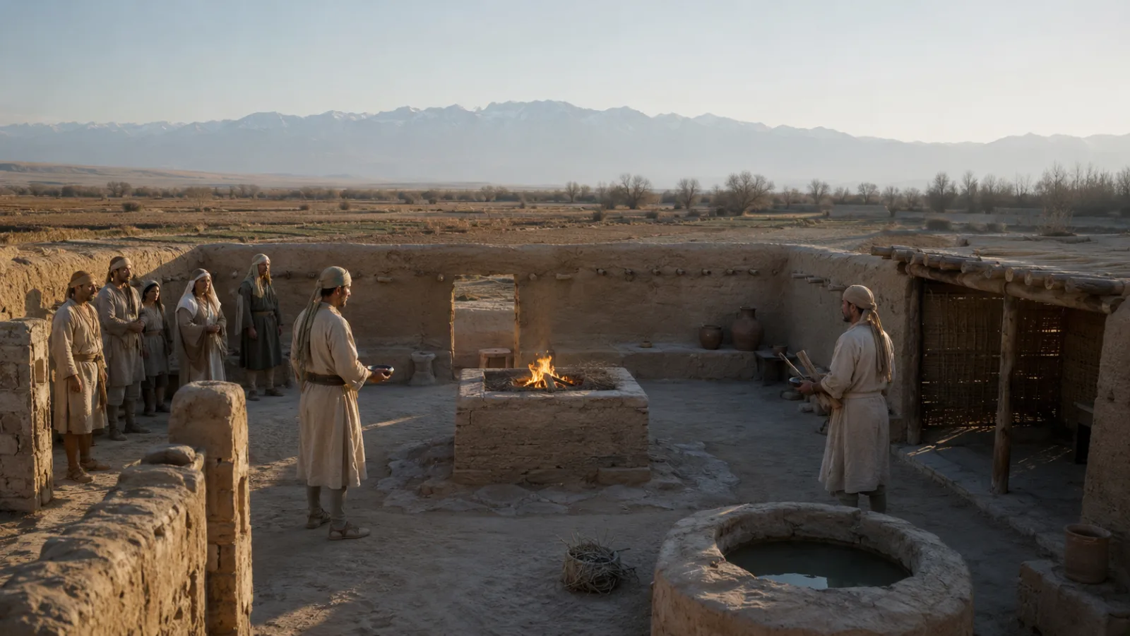 Fire temple in Balkh