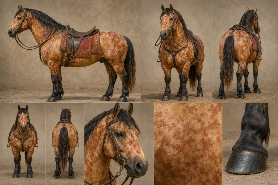 Rakhsh, Rostam's horse, solo turnaround