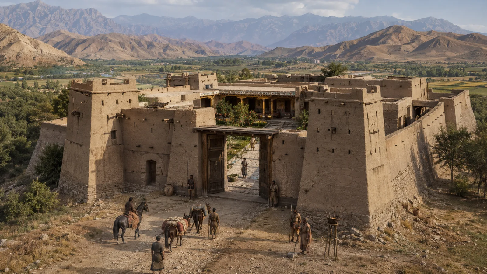 Samangan's fortified palace