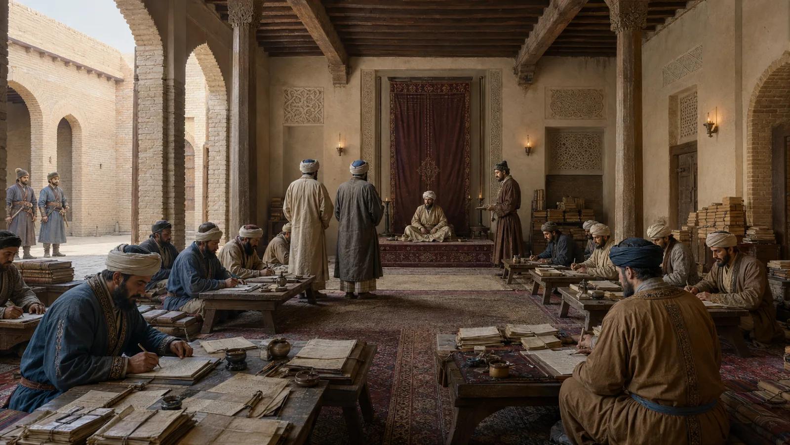 The Samanid court in Bukhara